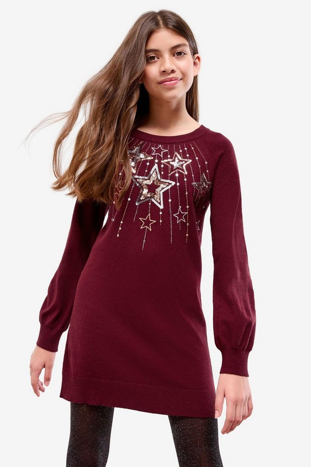 LIPSY Strickkleid Lipsy Weihnachtliches Strickkleid mit Rundhals (1-tlg) von LIPSY