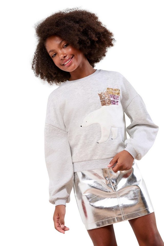 LIPSY Sweater Lipsy Weihnachtliches Rundhals-Sweatshirt (1-tlg) von LIPSY