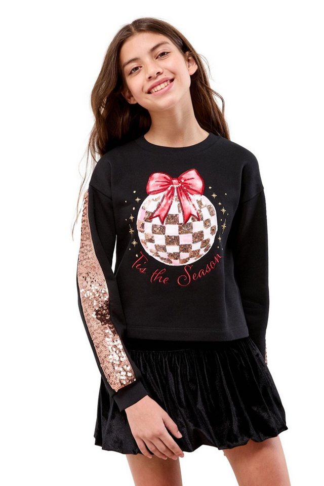 LIPSY Sweater Lipsy Weihnachtliches Rundhals-Sweatshirt (1-tlg) von LIPSY
