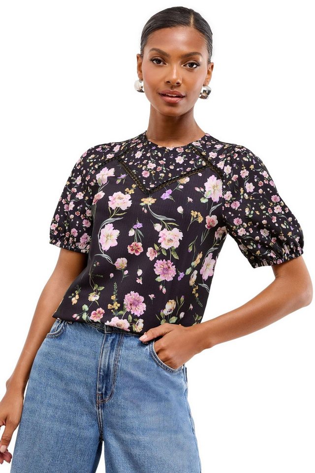 LIPSY T-Shirt Lipsy Kurzärmeliges Knitter-Oberteil, Regular (1-tlg) von LIPSY