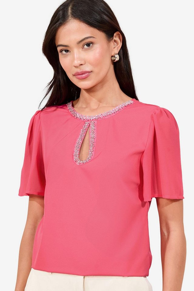 LIPSY T-Shirt Lipsy T-Shirt mit Flatterärmeln, Regular (1-tlg) von LIPSY