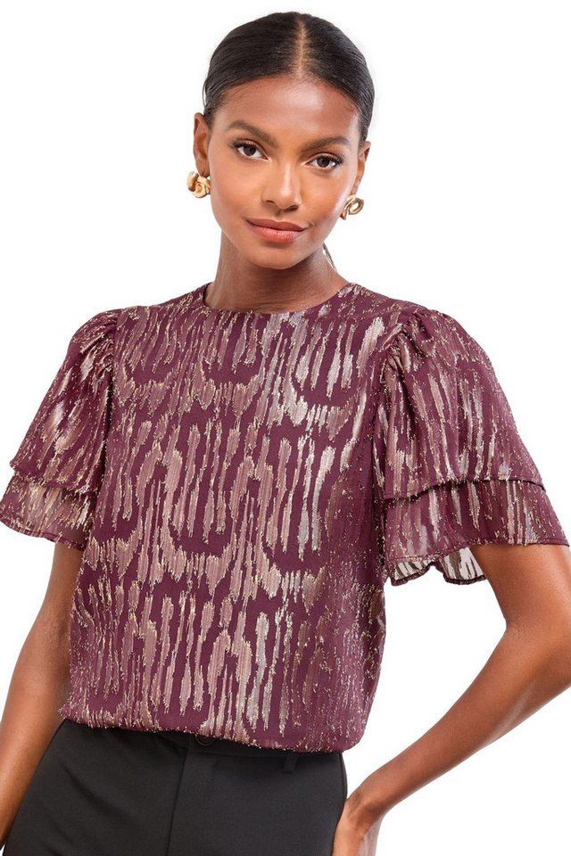 LIPSY T-Shirt Lipsy T-Shirt mit Rüschen, Regular (1-tlg) von LIPSY