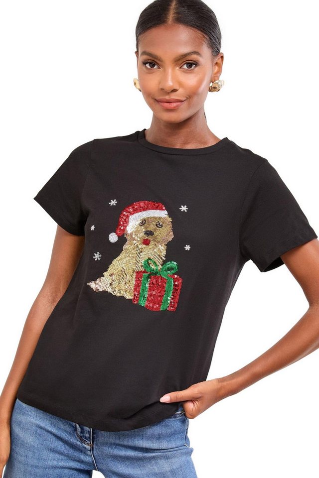 LIPSY T-Shirt Lipsy T-Shirt mit Rundhalsausschnitt, Regular (1-tlg) von LIPSY