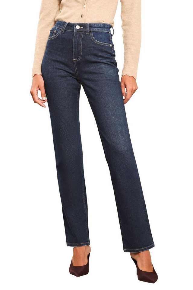 LIPSY Taillenjeans Lipsy Hochbund-Jeans mit geradem Bein, Regular (1-tlg) von LIPSY
