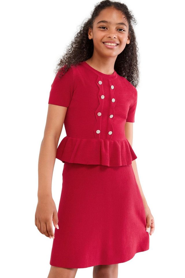 LIPSY Vokuhila-Kleid Lipsy Schößchenkleid aus Strick (1-tlg) von LIPSY