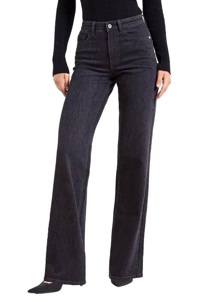LIPSY Weite Jeans Lipsy Jeans mit weitem Bein, Kurzgröße (1-tlg) von LIPSY