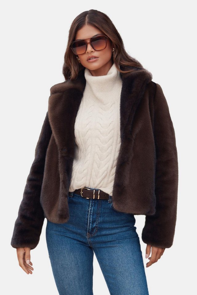 LIPSY Wintermantel Lipsy Kurzer Dolly-Mantel, Regular (1-tlg) von LIPSY