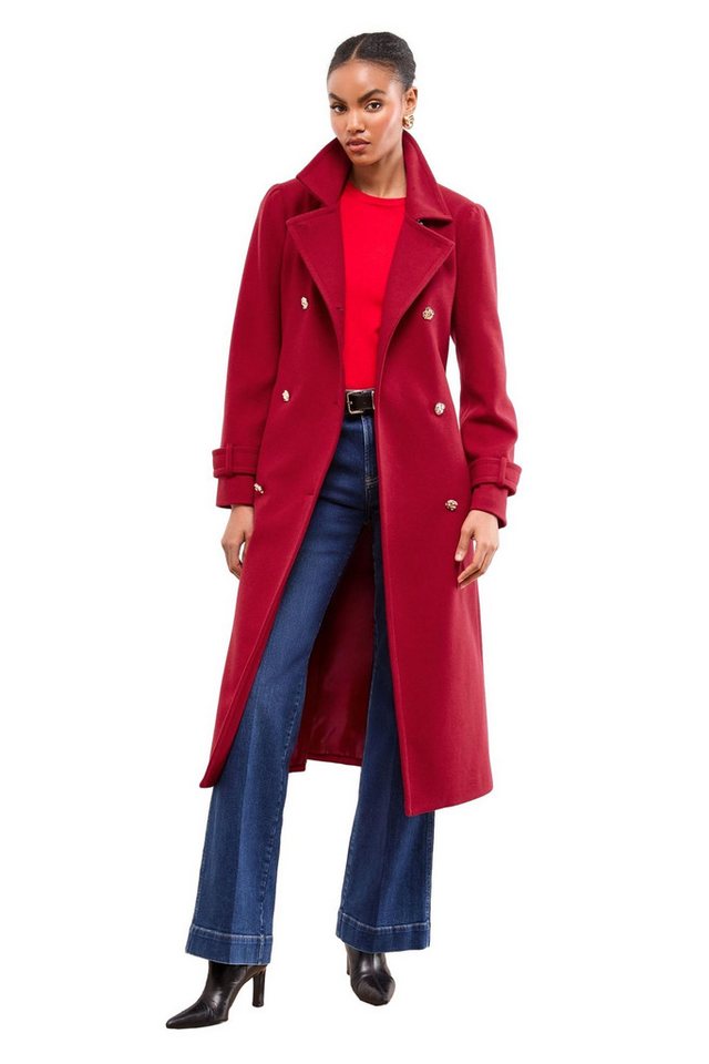 LIPSY Wintermantel Lipsy Maxi-Mantel mit Trichterkragen, Regular (1-tlg) von LIPSY