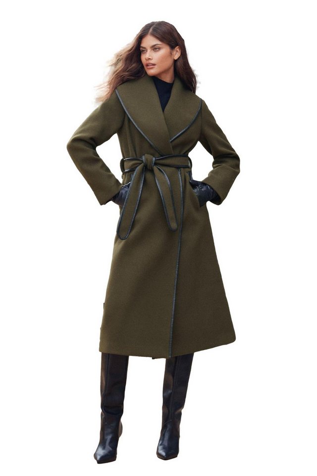 LIPSY Wintermantel Lipsy Shawl Wickelmantel mit Schalkragen, Regular (1-tlg) von LIPSY