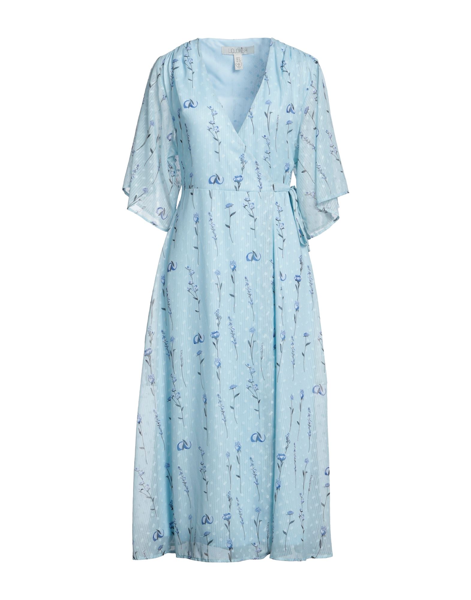 LIQUORISH Midi-kleid Damen Himmelblau von LIQUORISH