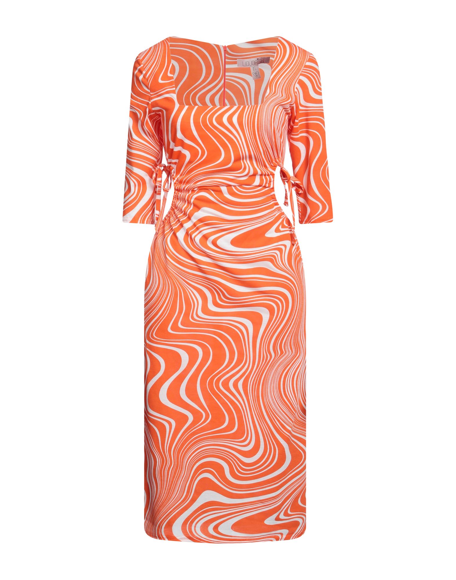 LIQUORISH Midi-kleid Damen Orange von LIQUORISH