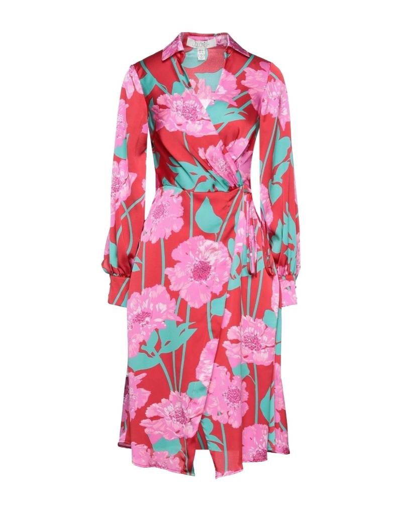 LIQUORISH Midi-kleid Damen Rot von LIQUORISH