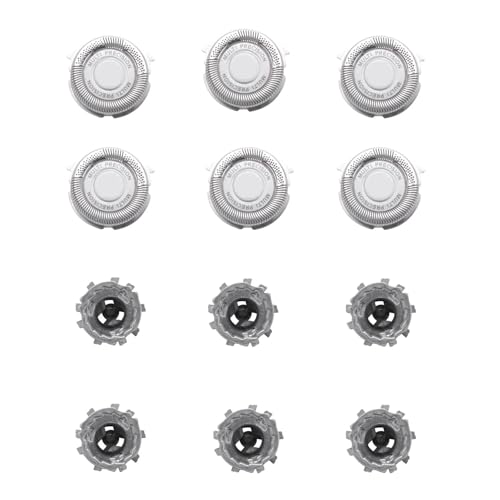 6 Stück SH50/52 Ersatzköpfe, Kompatibel Mit Elektrorasierern Der Norelco 5000-Serie, Klingenköpfe S5370, S5660, S5590, S5290, Rasiererzubehör 6 Stück SH50/52 Ersatzköpfe, Kompatibel Mit Elektrorasierern Der Norelco 5000-Serie, Klingenköpfe S5370, S5660, S5590, S5290, Rasiererzubehör von LIRDJCRXL