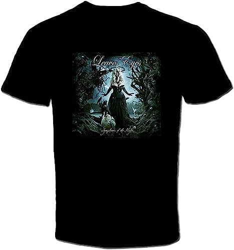 Leaves Eyes Liv Kristine Symphonic Metal Band T Shirt T-Shirts & Hemden(Medium) von LIROHUIH