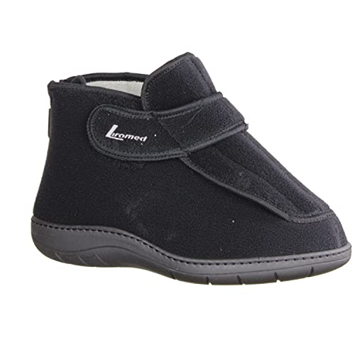 LIROMED Verbandschuhe 478-20Z, Damen und Herren Therapie- und Rehaschuhe (39 EU, Schwarz) von LIROMED
