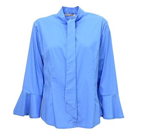 LISA KOTT Hemd 4759 Farbe Himmelblau Linie Curvy Style, 4111_1-6, 4111_1-6 50 von LISA KOTT