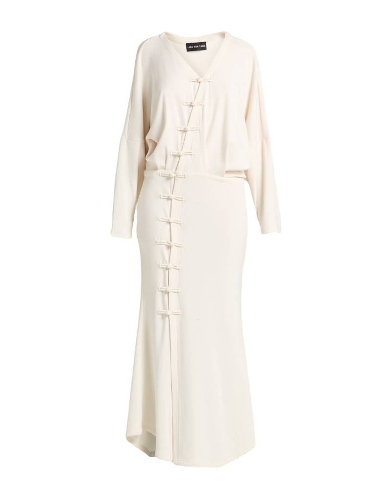 LISA VON TANG Maxi-kleid Damen Off white von LISA VON TANG