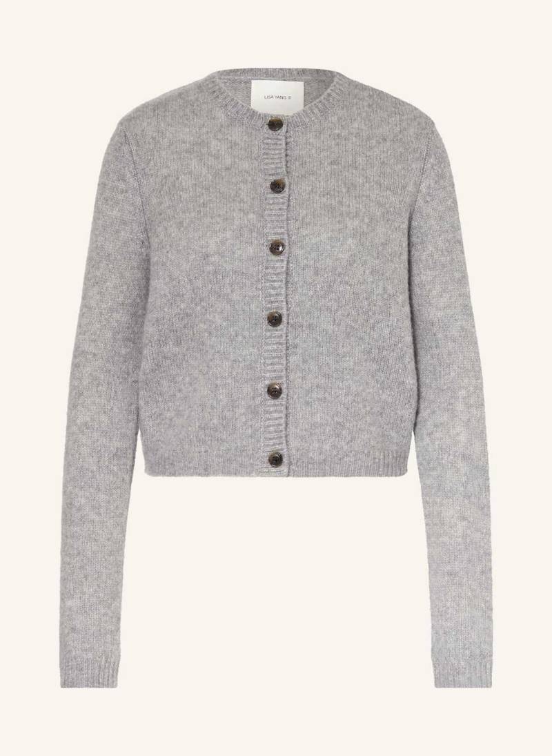 Lisa Yang Strickjacke Felicia Mit Cashmere grau von LISA YANG