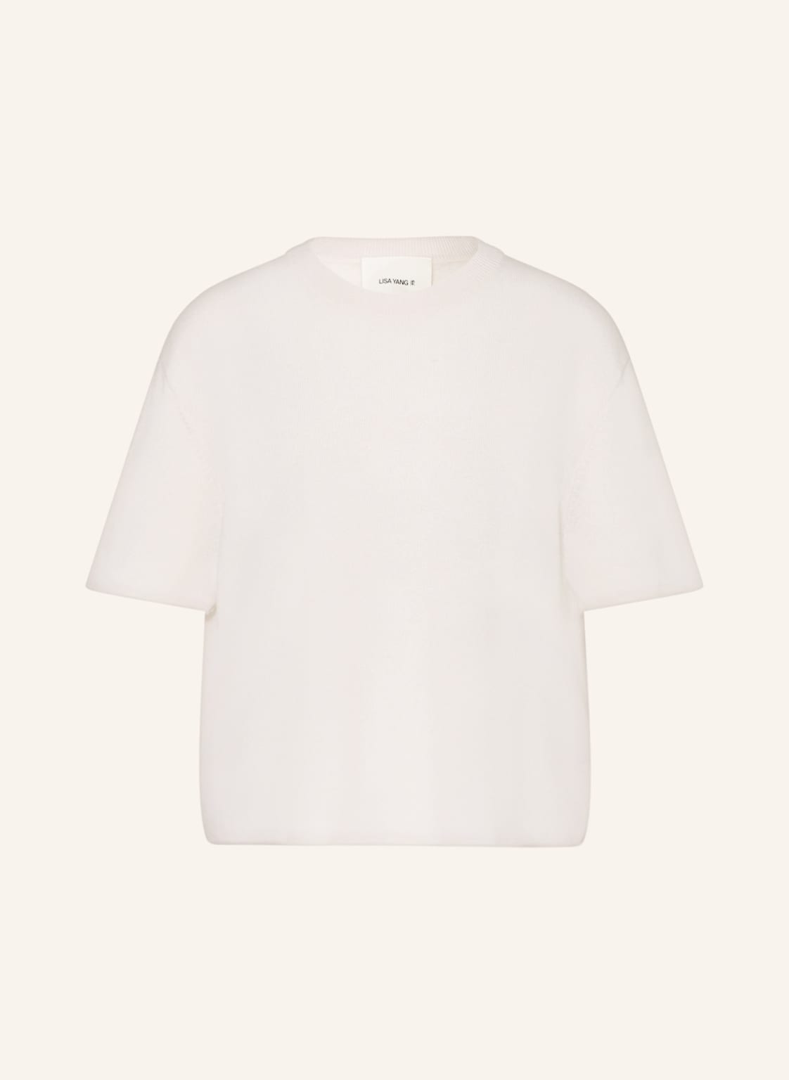 Lisa Yang Strickshirt Cila Aus Cashmere weiss von LISA YANG