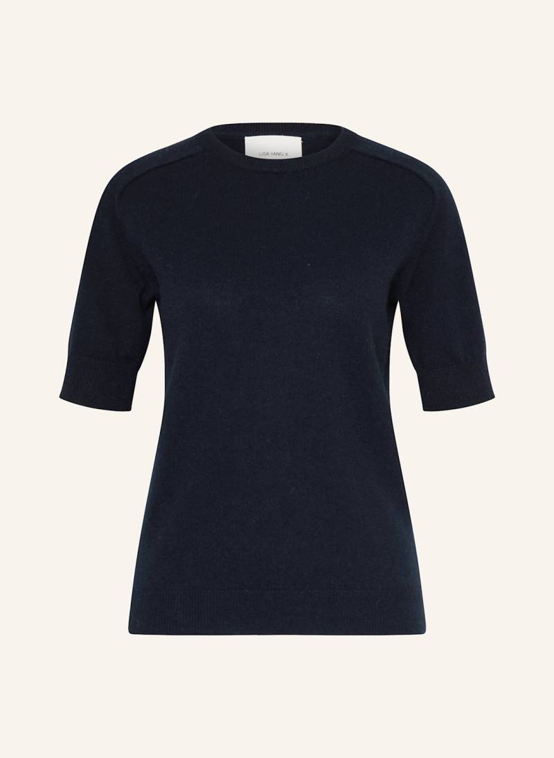 Lisa Yang Strickshirt Kenza Aus Cashmere blau von LISA YANG