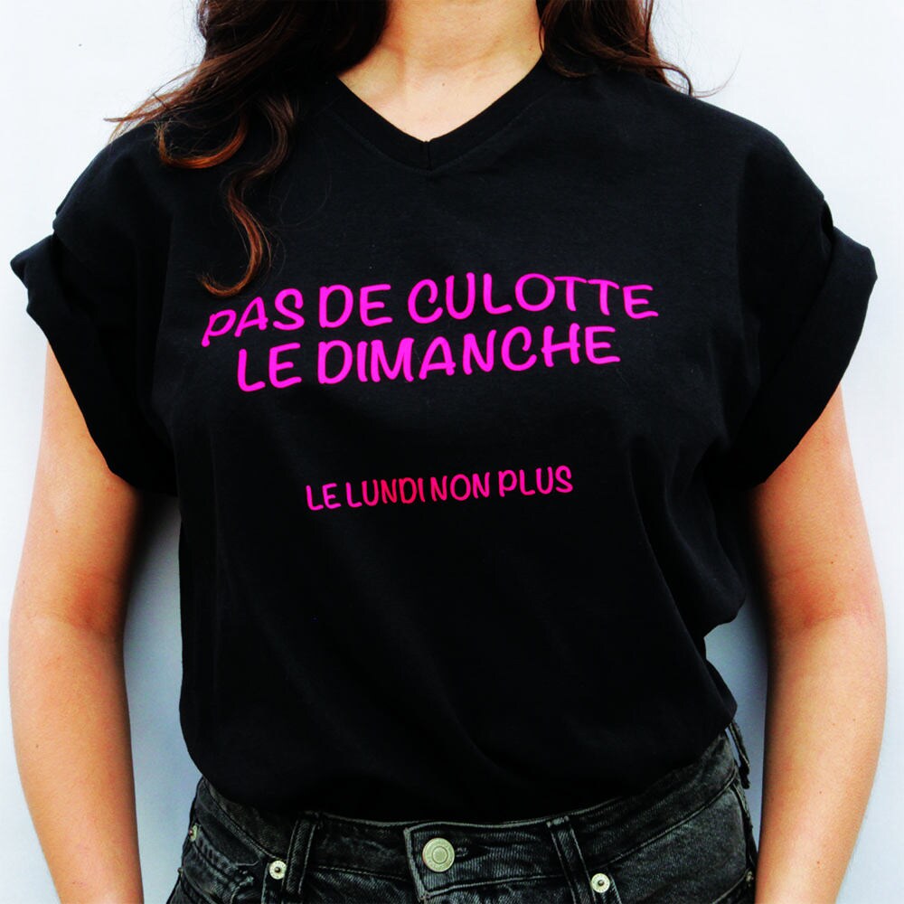 T-Shirt "Sonntags Keine Höschen..." von LISAKORNPARIS