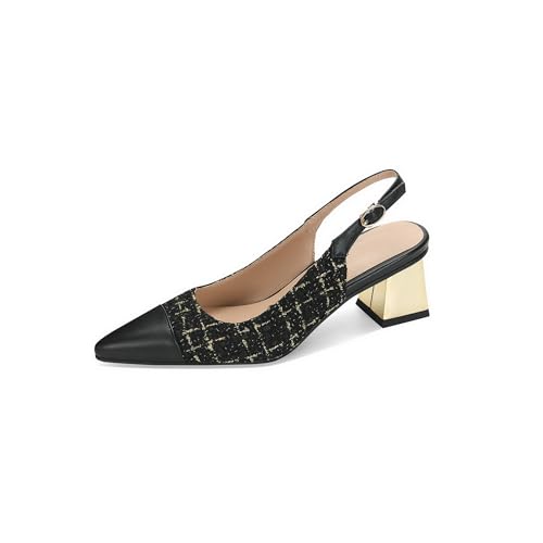 LISYIIZ Damen SS1063 Sandale Mit Absatz mit Blockabsatz Niedrig Geschlossen Komfort Adjustable Strap Schwarz - 38.5 EU LISYIIZ Damen SS1063 Sandale Mit Absatz mit Blockabsatz Niedrig Geschlossen Komfort Adjustable Strap Schwarz - 38.5 EU von LISYIIZ