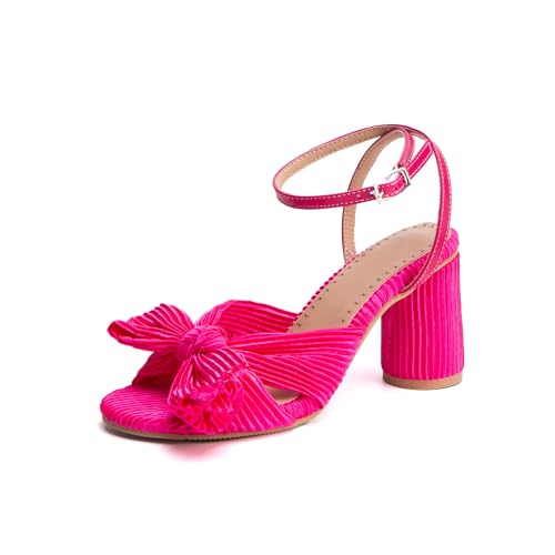 LISYIIZ Damen SS934 Sandale Mit Absatz mit Blockabsatz Mitte Synthetik Belt Smoking Rosa - 44 EU LISYIIZ Damen SS934 Sandale Mit Absatz mit Blockabsatz Mitte Synthetik Belt Smoking Rosa - 44 EU von LISYIIZ