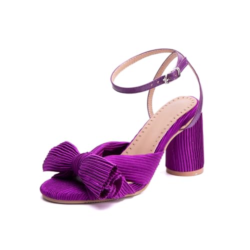 LISYIIZ Damen SS934 Sandale Mit Absatz mit Blockabsatz Mitte Synthetik Belt Smoking Violett - 47.5 EU LISYIIZ Damen SS934 Sandale Mit Absatz mit Blockabsatz Mitte Synthetik Belt Smoking Violett - 47.5 EU von LISYIIZ