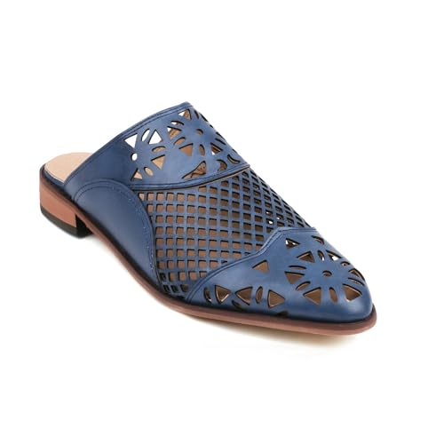 LISYIIZ Damen SS938 Flache Sandale mit Komfort Niedrig Spitze Rutschsicher Blau - 44.5 EU LISYIIZ Damen SS938 Flache Sandale mit Komfort Niedrig Spitze Rutschsicher Blau - 44.5 EU von LISYIIZ