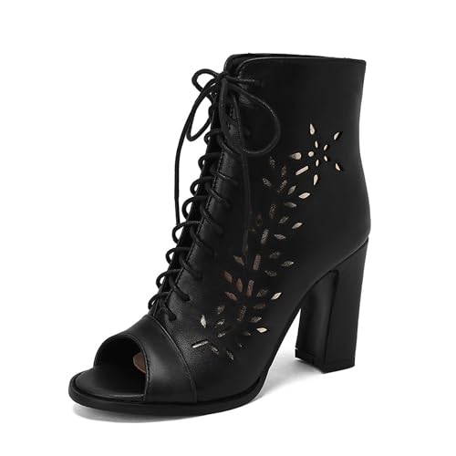 LISYIIZ Damen SS943 Stiefeletten mit Klobig Hoch Festkörper Belt Booties Schwarz - 40 EU LISYIIZ Damen SS943 Stiefeletten mit Klobig Hoch Festkörper Belt Booties Schwarz - 40 EU von LISYIIZ