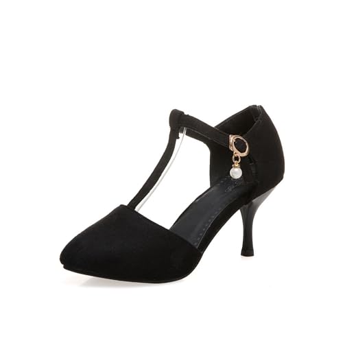 LISYIIZ Damen SS976 Pumps D-Orsay mit Kitten Heel Mitte Festkörper Rutschsicher Synthetik Schwarz - 35 EU LISYIIZ Damen SS976 Pumps D-Orsay mit Kitten Heel Mitte Festkörper Rutschsicher Synthetik Schwarz - 35 EU von LISYIIZ