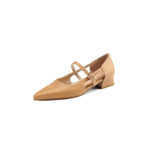 LISYIIZ Damen SS996 Pumps D-Orsay mit Komfort Flach Geschlossen Khaki - 36.5 EU LISYIIZ Damen SS996 Pumps D-Orsay mit Komfort Flach Geschlossen Khaki - 36.5 EU von LISYIIZ