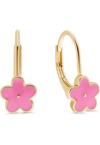 FAVS Little Friends Mädchen-Kinderohrring 925er Silber, Emaille One Size 89211252 von LITTLE FRIENDS