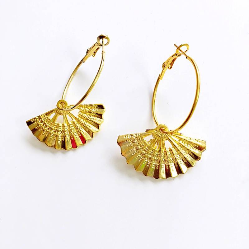 Fächer Hoop Ohrringe von LITTLEDREAMERUK