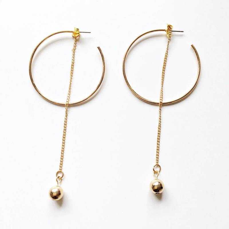 Kugel Halbkreis Ohrringe von LITTLEDREAMERUK