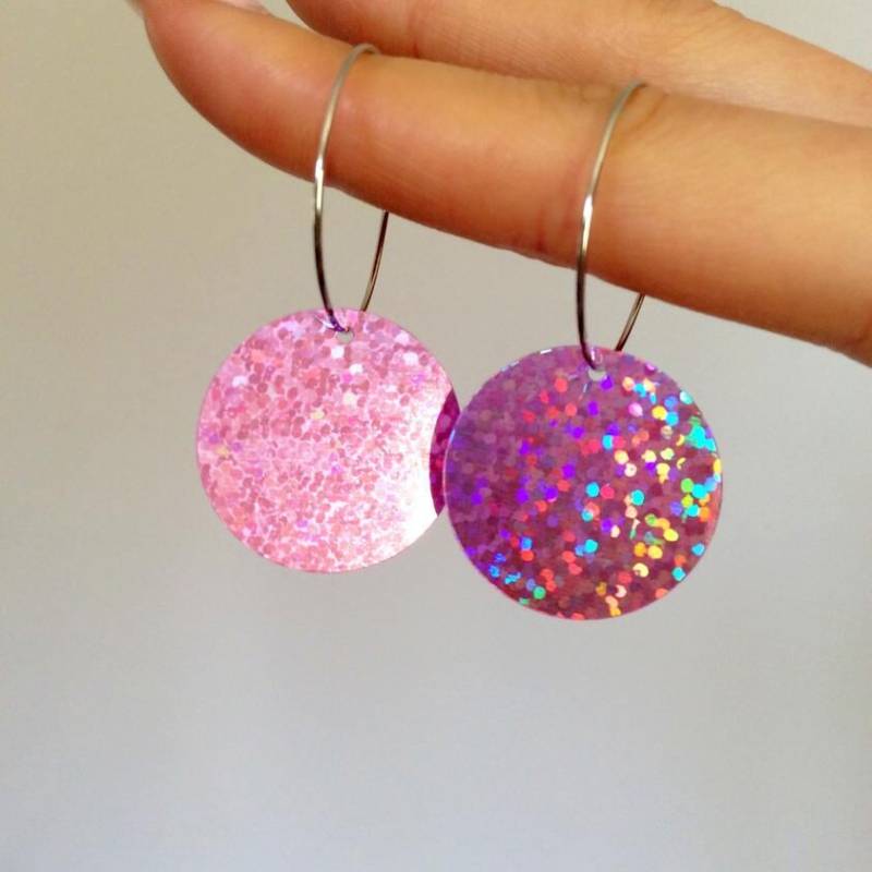 Runde Disco Ohrringe von LITTLEDREAMERUK