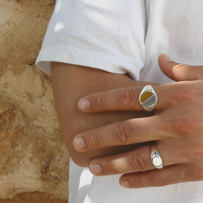 Ringe Für Männer Tigerauge/ Tigerauge Herrenringe/ 925 Silber Ring Herren Siegelring/ Männer/ Ringe Für Männer Tigerauge/ Tigerauge Herrenringe/ 925 Silber Ring Herren Siegelring/ Männer/ von LITjewelryShop