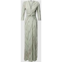 LIU JO BLACK Abendkleid mit V-Ausschnitt in Mint, Größe 36 von LIU JO BLACK