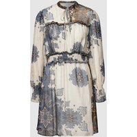 Liu Jo White Minikleid mit Allover-Muster in Weiss, Größe 34 von Liu Jo White