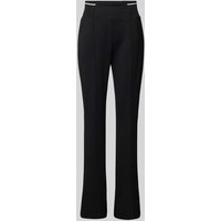 LIU JO SPORT Bootcut Stoffhose mit fixierten Bügelfalten in Black, Größe M LIU JO SPORT Bootcut Stoffhose mit fixierten Bügelfalten in Black, Größe M von LIU JO SPORT