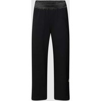 LIU JO SPORT Sweatpants mit Label-Detail in Black, Größe M von LIU JO SPORT