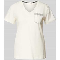 LIU JO SPORT T-Shirt mit Strasssteinbesatz in Offwhite, Größe M LIU JO SPORT T-Shirt mit Strasssteinbesatz in Offwhite, Größe M von LIU JO SPORT