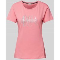 LIU JO SPORT T-Shirt mit Strasssteinbesatz in Pink, Größe XS LIU JO SPORT T-Shirt mit Strasssteinbesatz in Pink, Größe XS von LIU JO SPORT