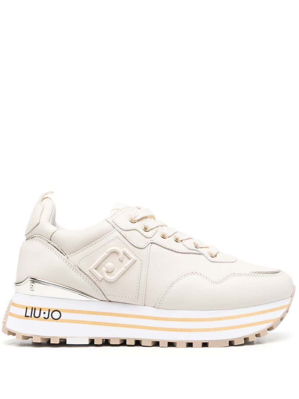 LIU JO Sneakers mit dicker Sohle 40mm - Nude von LIU JO