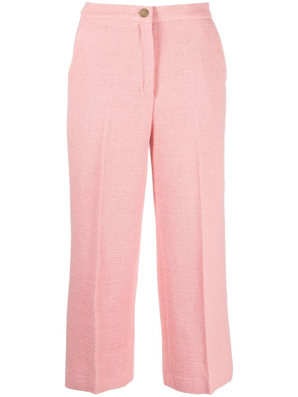 LIU JO Ausgestellte Cropped-Hose - Rosa von LIU JO