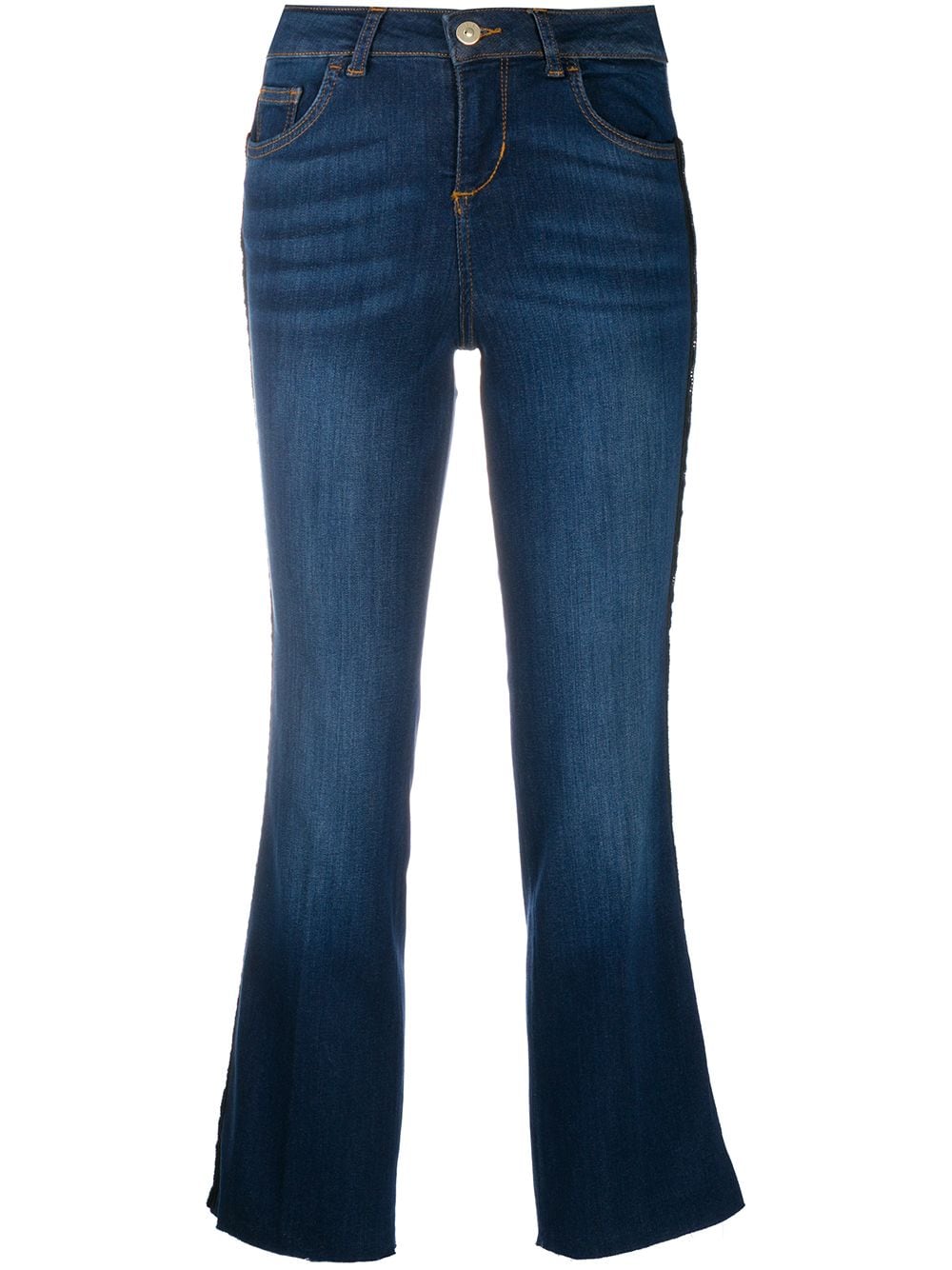 LIU JO Ausgestellte Cropped-Jeans - Blau von LIU JO