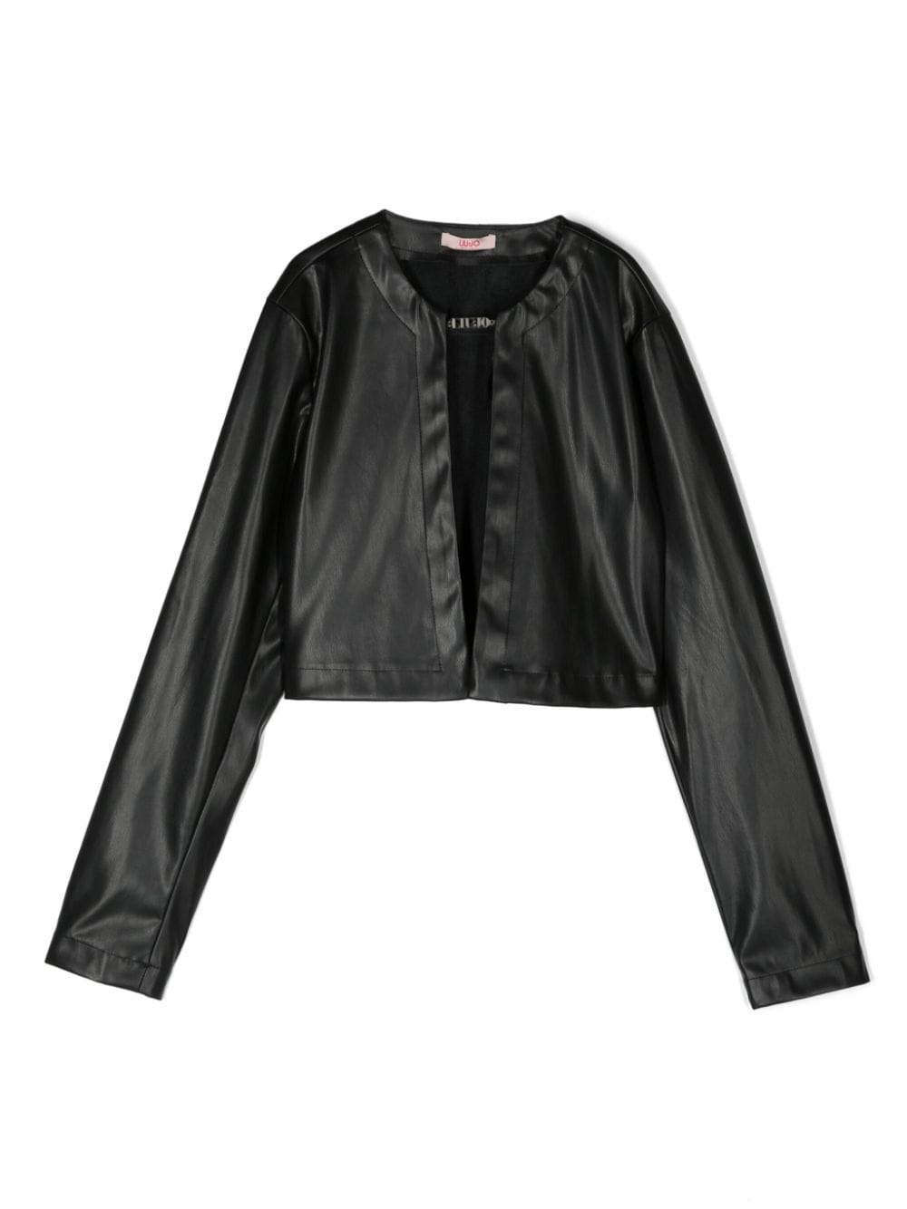 Liu Jo Kids Cropped-Jacke aus Faux-Leder - Schwarz von Liu Jo Kids