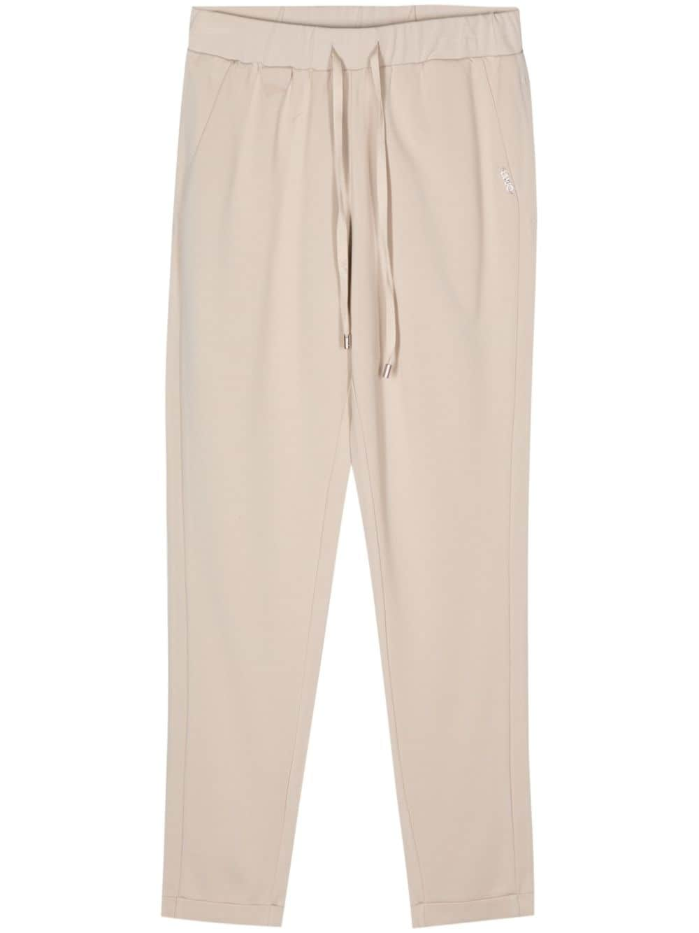 LIU JO Cropped-Jogginghose mit Logo - Nude von LIU JO