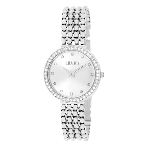 LIU JO Damen Analog Quarz Uhr mit Edelstahl Armband TLJ2196 von Liu Jo