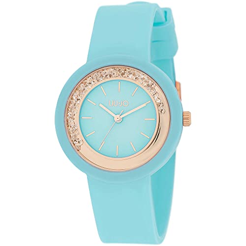 LIU JO Damen Analog Quarz Uhr mit Silikon Armband TLJ2205 von Liu Jo